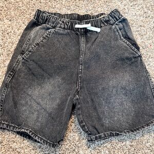 Stylish Kids Black Denim Shorts